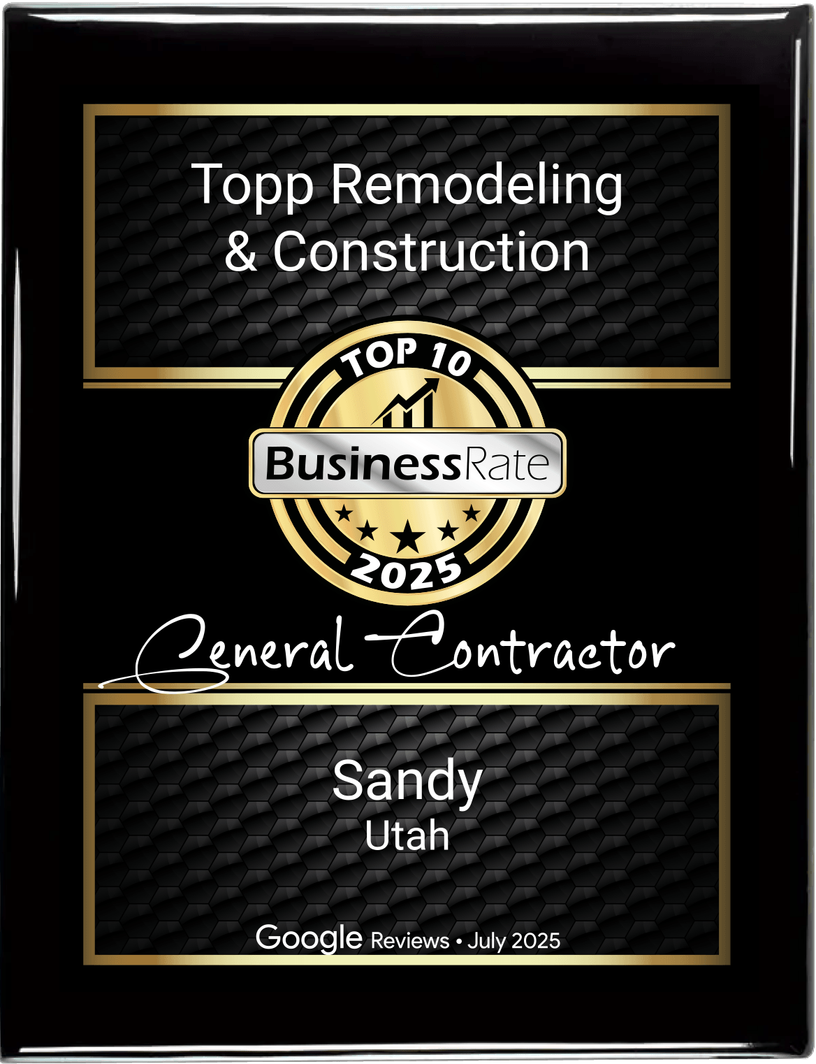Top 10 Sandy 2025 - General Contractor